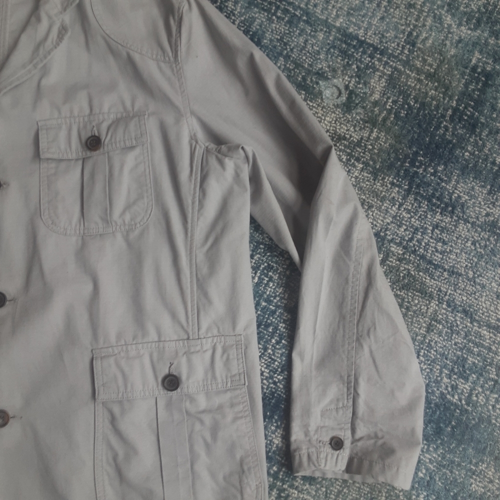 Vintage Y2K Travel Jacket By Haband, "Ripstop" Poplin, EIGHT Pockets, LIKE NEW! - Picture 3 of 16